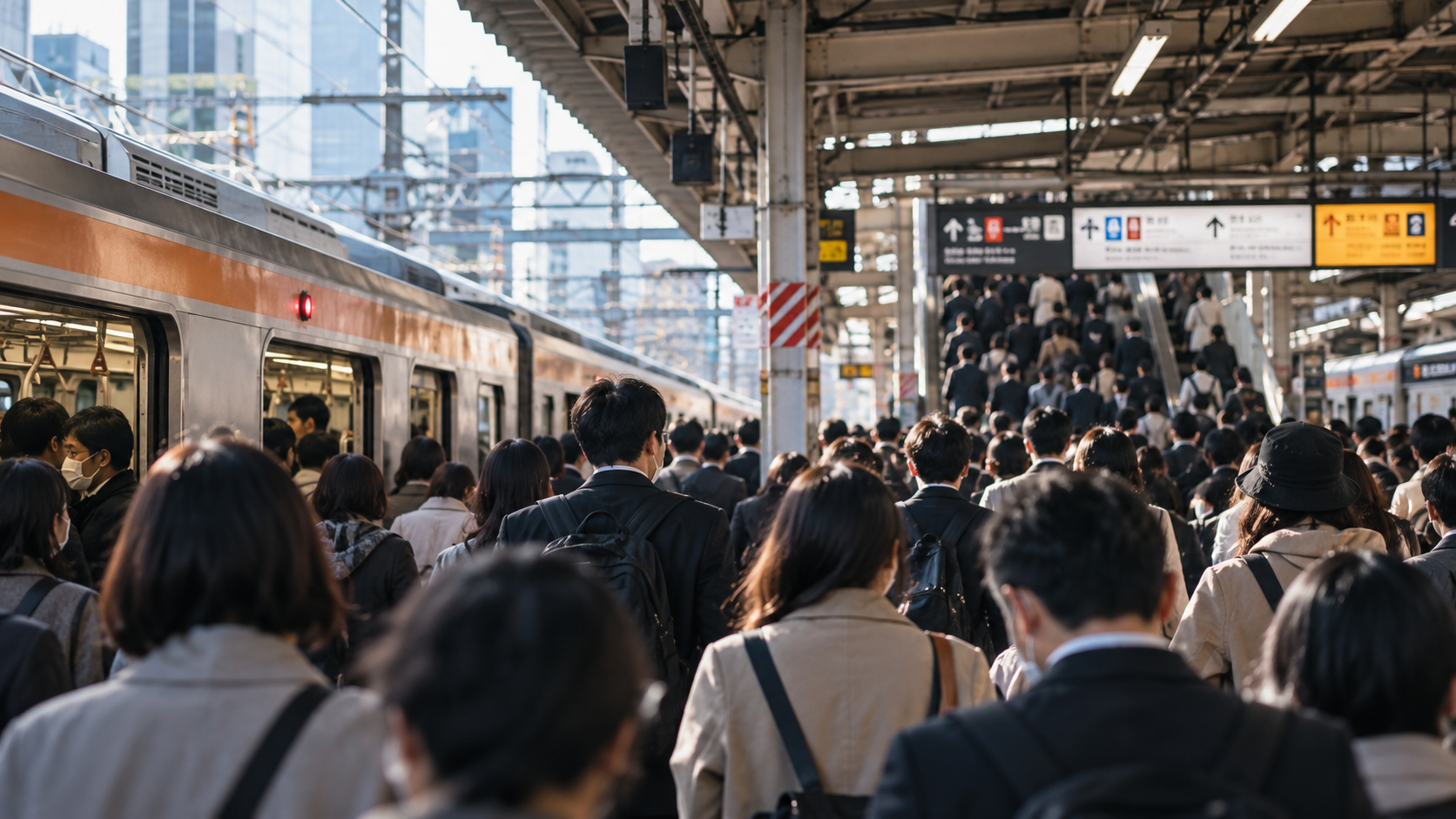 日本生活雜談|東京電車停駛的早晨,看見城市裡的隱性秩序
